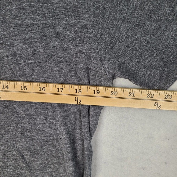 Trump 2020 T-Shirt Large Adult‎ Gray Patriotic American Flag Anvil Short Sleeve - Picture 8 of 10